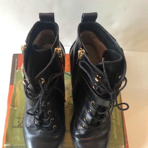 MICHAEL KORS Brena Sexy Victorian/Witch Core Ankle Bootie Pumps 6M Black - Picture 5 of 14